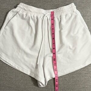 Women's White Casual Shorts